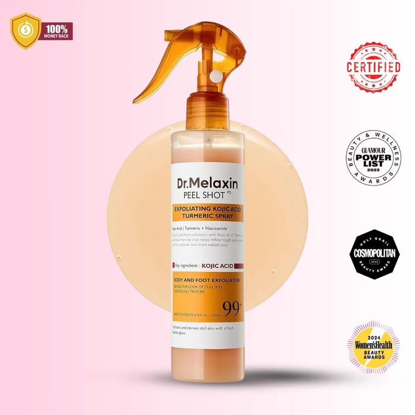 Dr. Melaxin™ Peel Shot: Spray, Scrub & Fade Dark Spots Fast