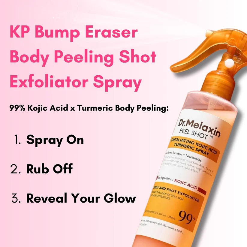 Dr. Melaxin™ Peel Shot: Spray, Scrub & Fade Dark Spots Fast