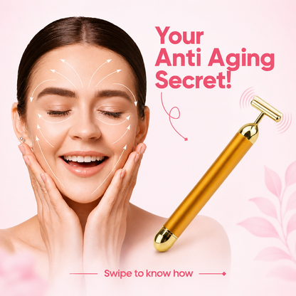 24K Gold Facial Massager